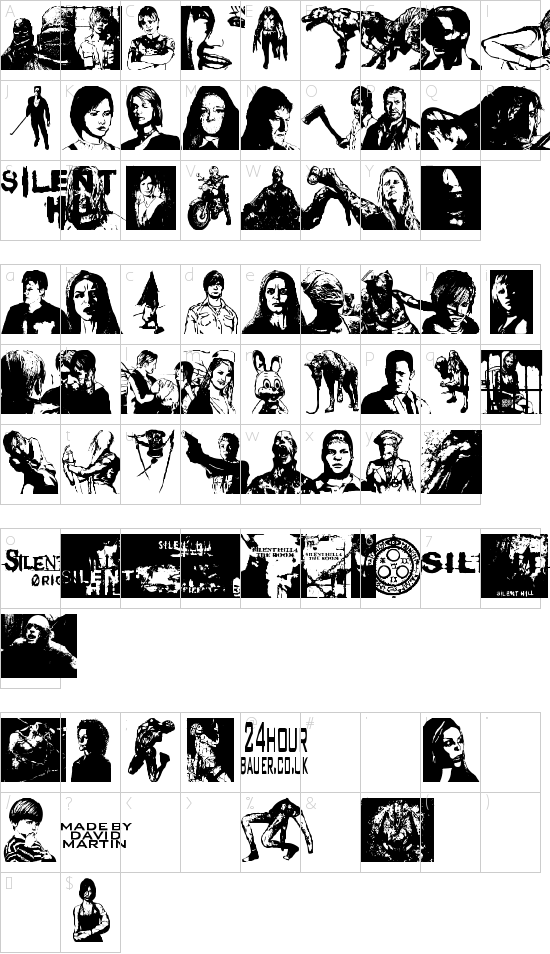 character map