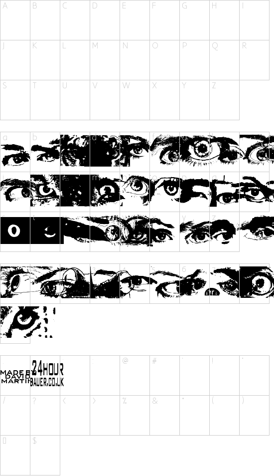 character map