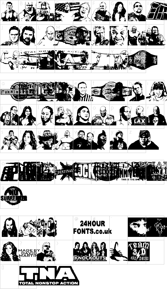 character map