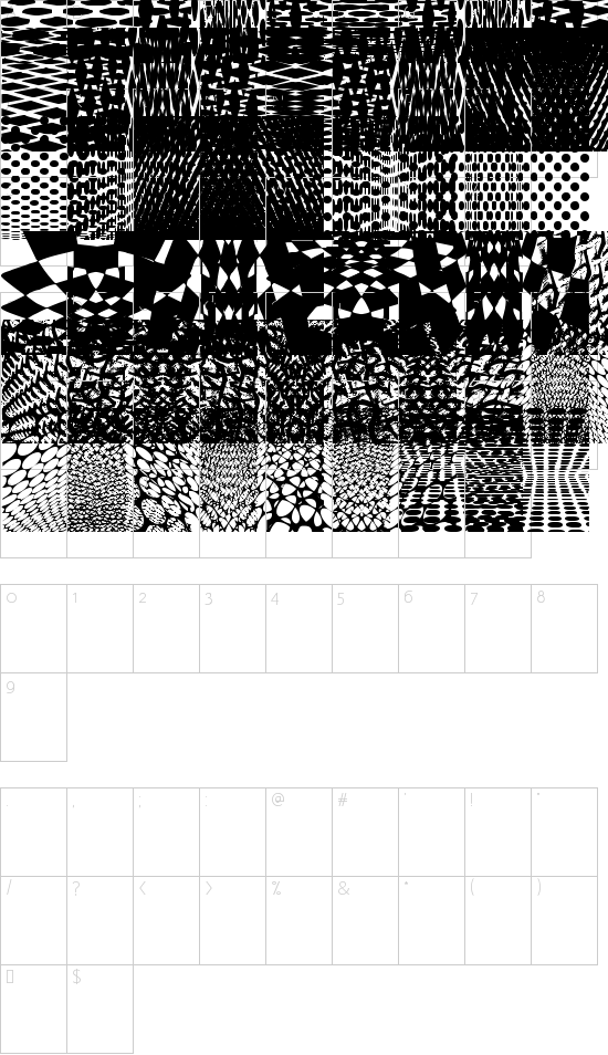 character map