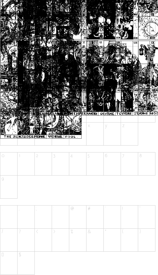 character map