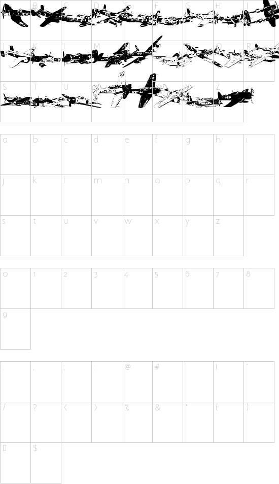 character map