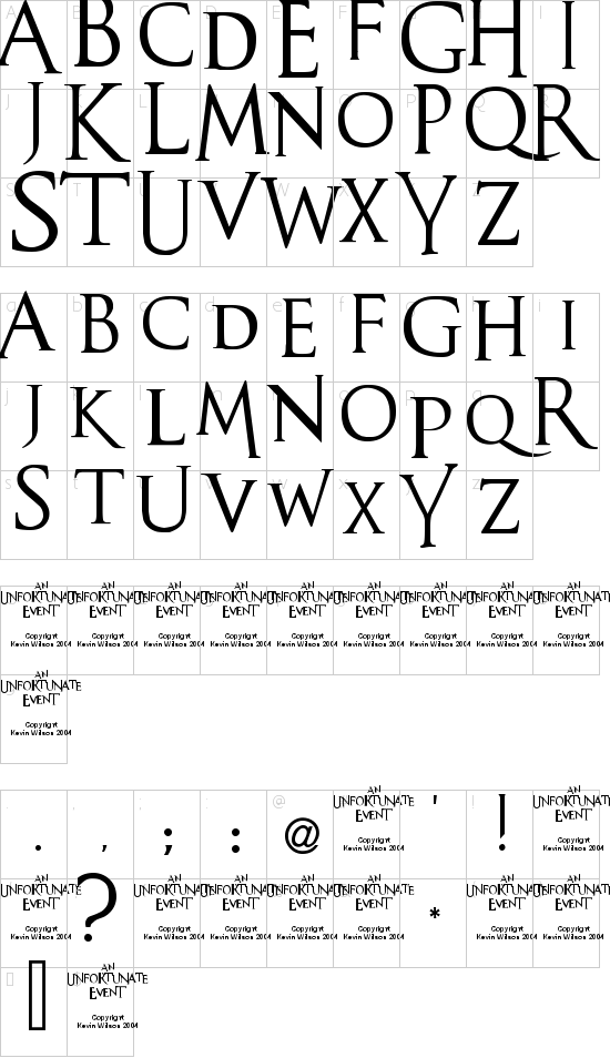 character map