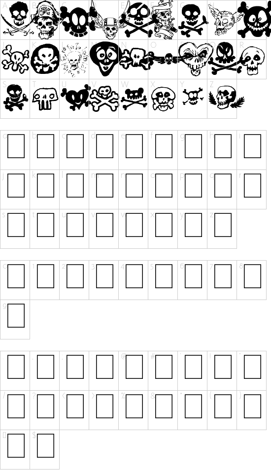 character map