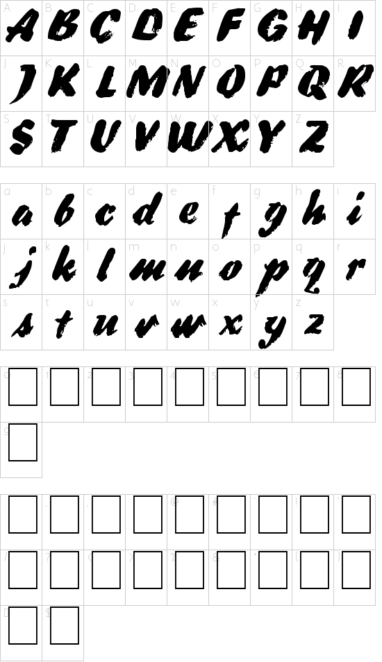 character map