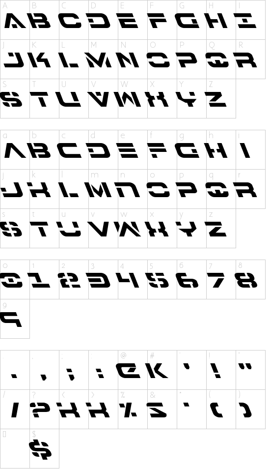 character map