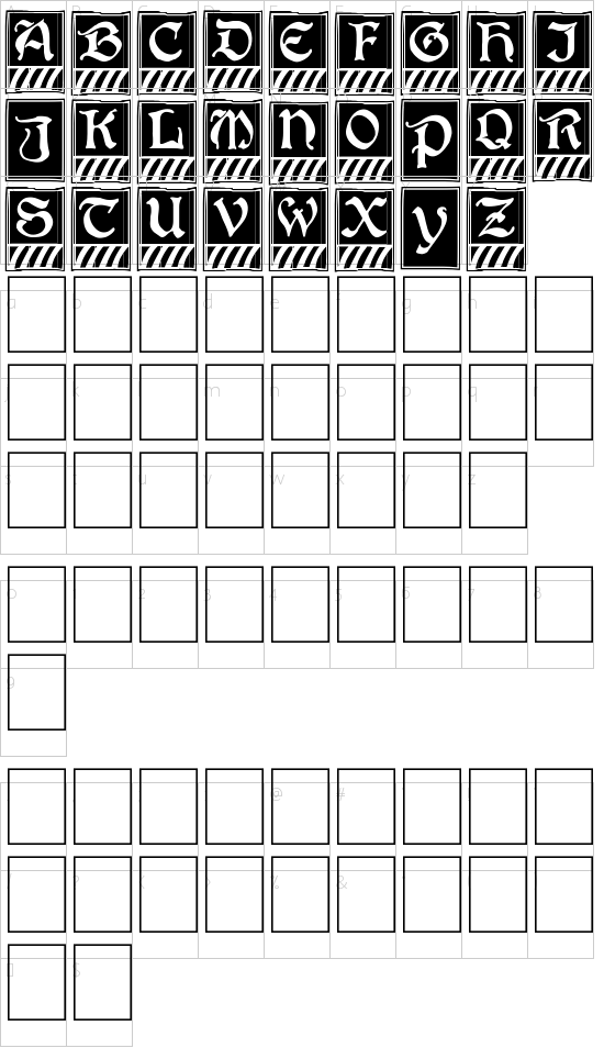 character map