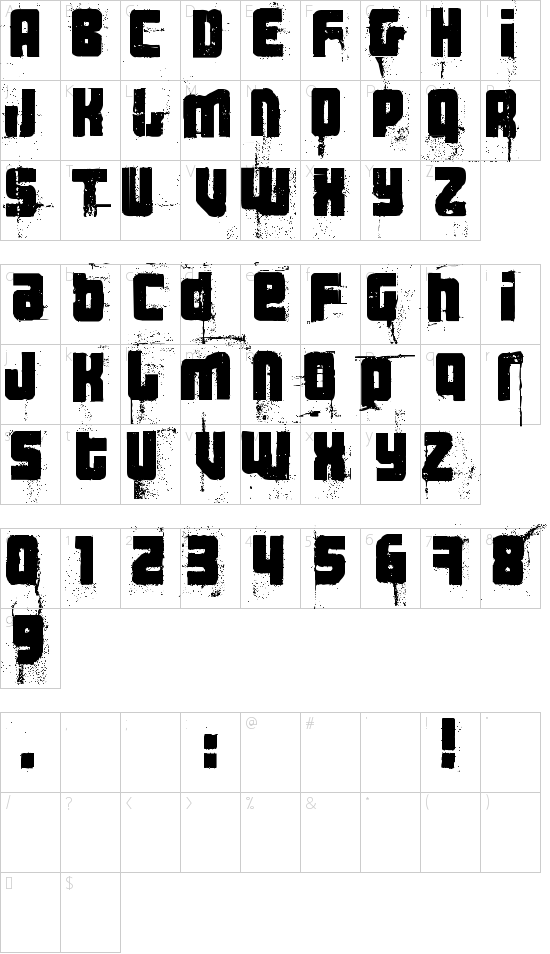 character map