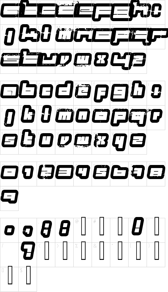 character map