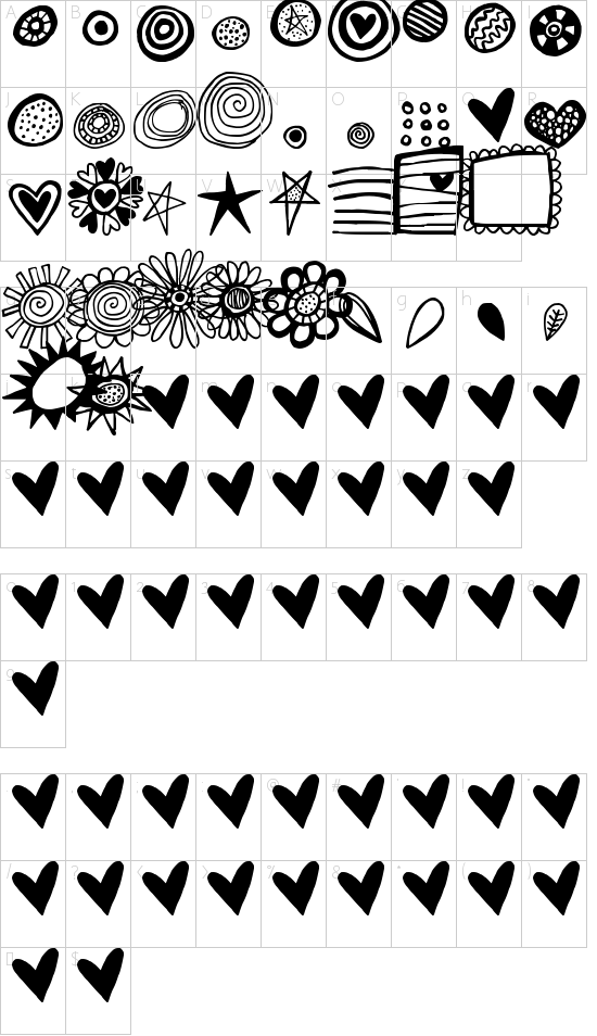 character map